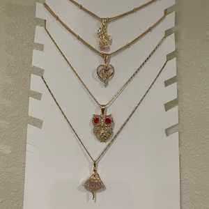 Fashion gold laminate jewelry necklace’s